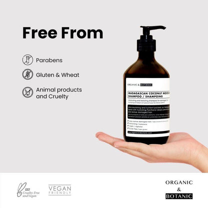 Madagascan Coconut Moisturising Shampoo 500ml - skinChemists