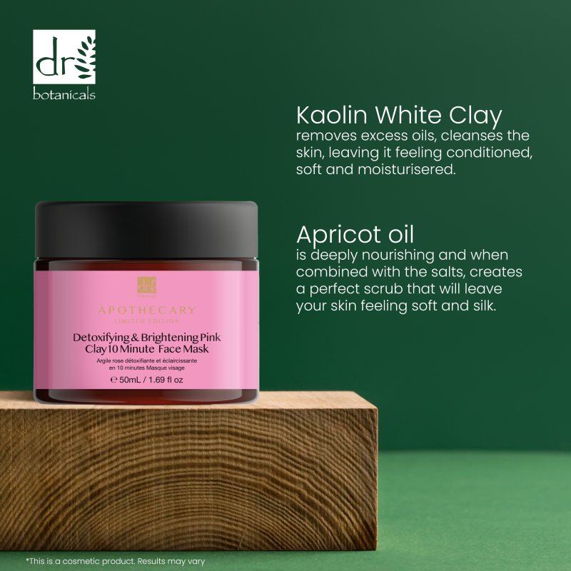 Detoxifying & Brightening Pink Clay 10 Minute Face Mask 50ml - skinChemists