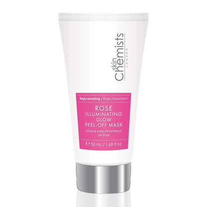 skinChemists Rose Illuminating Glow Peel Off Mask 50ml Twin Value Savings Pack