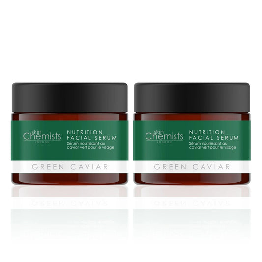 skinChemists Green Caviar Nutrition Facial Serum 30ml Twin Value Savings Pack