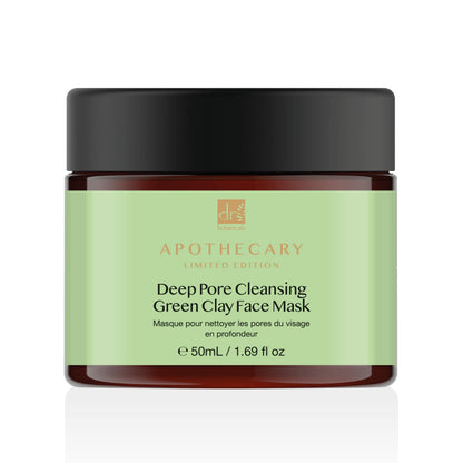 Dr Botanicals Deep Pore Cleansing Green Clay Face Mask 50ml Twin Value Savings Pack - skinChemists
