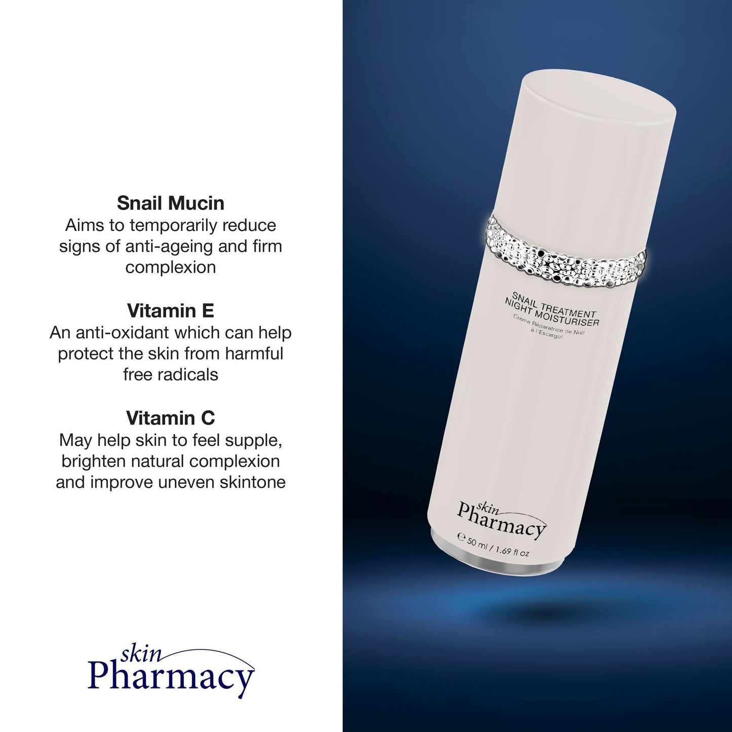 SP Snail Treatment Night Moisturiser 50ml - skinChemists