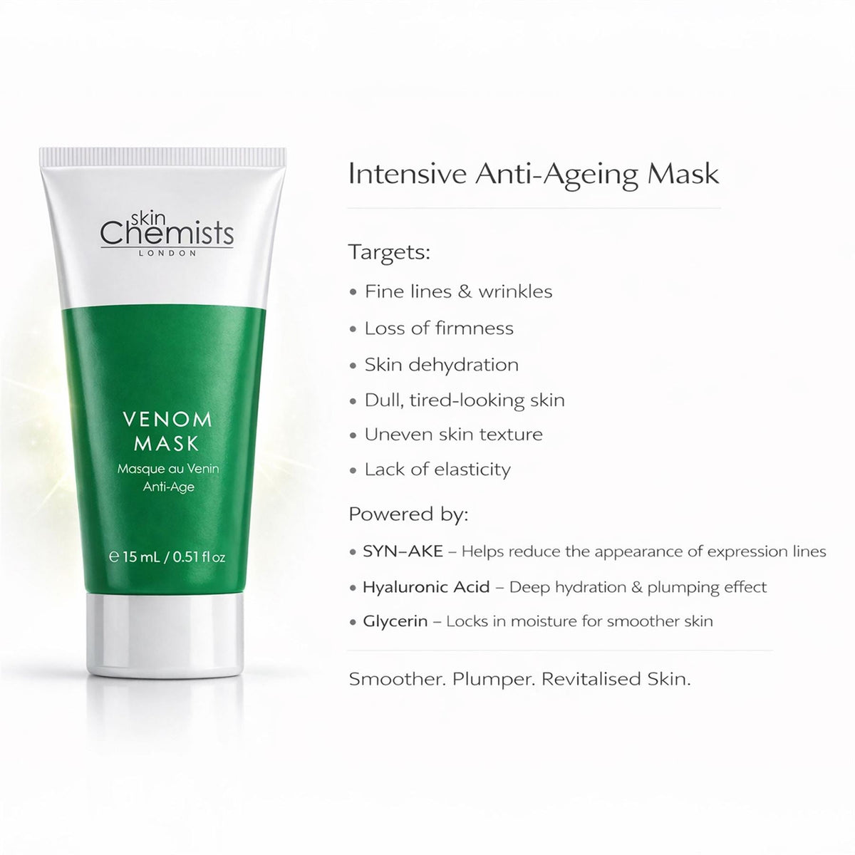 Wrinkle Killer Venom Mask Travel Size 15ml