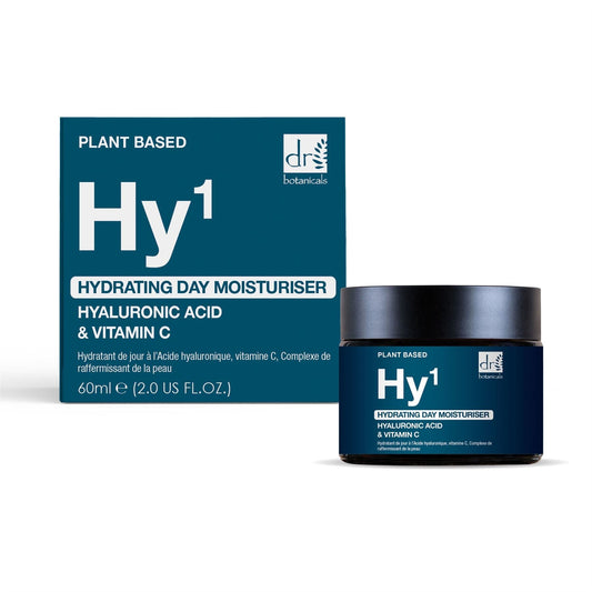 Dr Botanicals Hydrating Face Cream | 1% Hyaluronic Acid & 1% Vitamin C | Hydrating Daily Moisturiser
