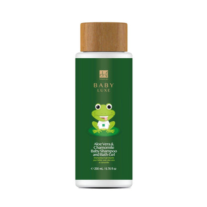 Dr Botanicals Baby Lux Aloe Vera & Chamomile Baby Shampoo & Bath Gel 200ml Twin Value Savings Pack - skinChemists