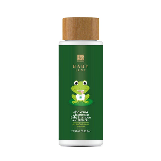 Dr Botanicals Baby Lux Aloe Vera & Chamomile Baby Shampoo & Bath Gel 200ml Twin Value Savings Pack