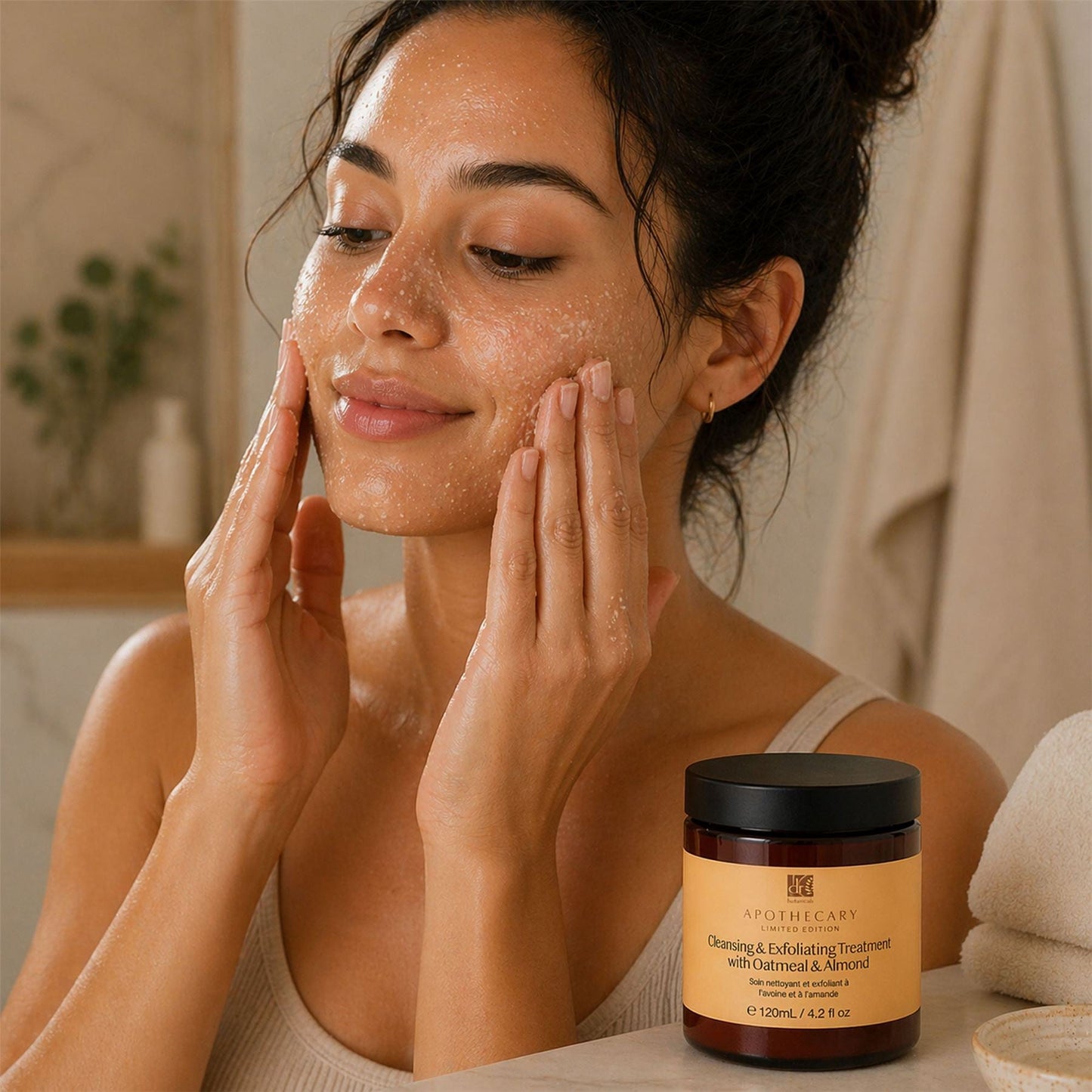 Cleansing & Exfoliating Treatment with Oatmeal & Almond 120ml - skinChemists