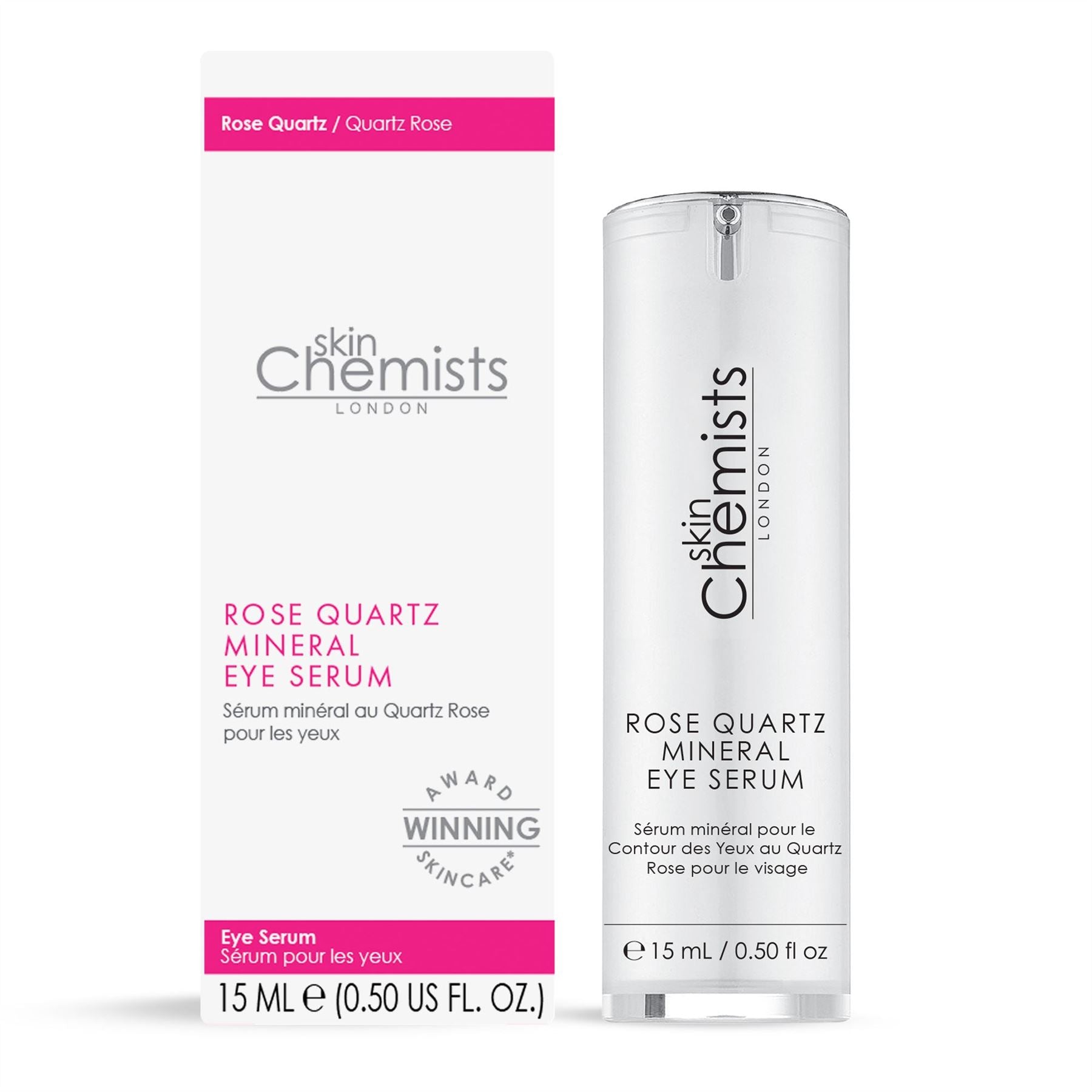 Rose Quartz Mineral Eye Serum 15ml - skinChemists