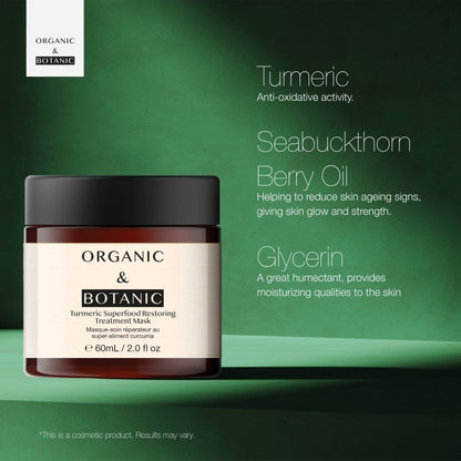 Turmeric Superfood Restoring Treatment Mask 60ml - skinChemists