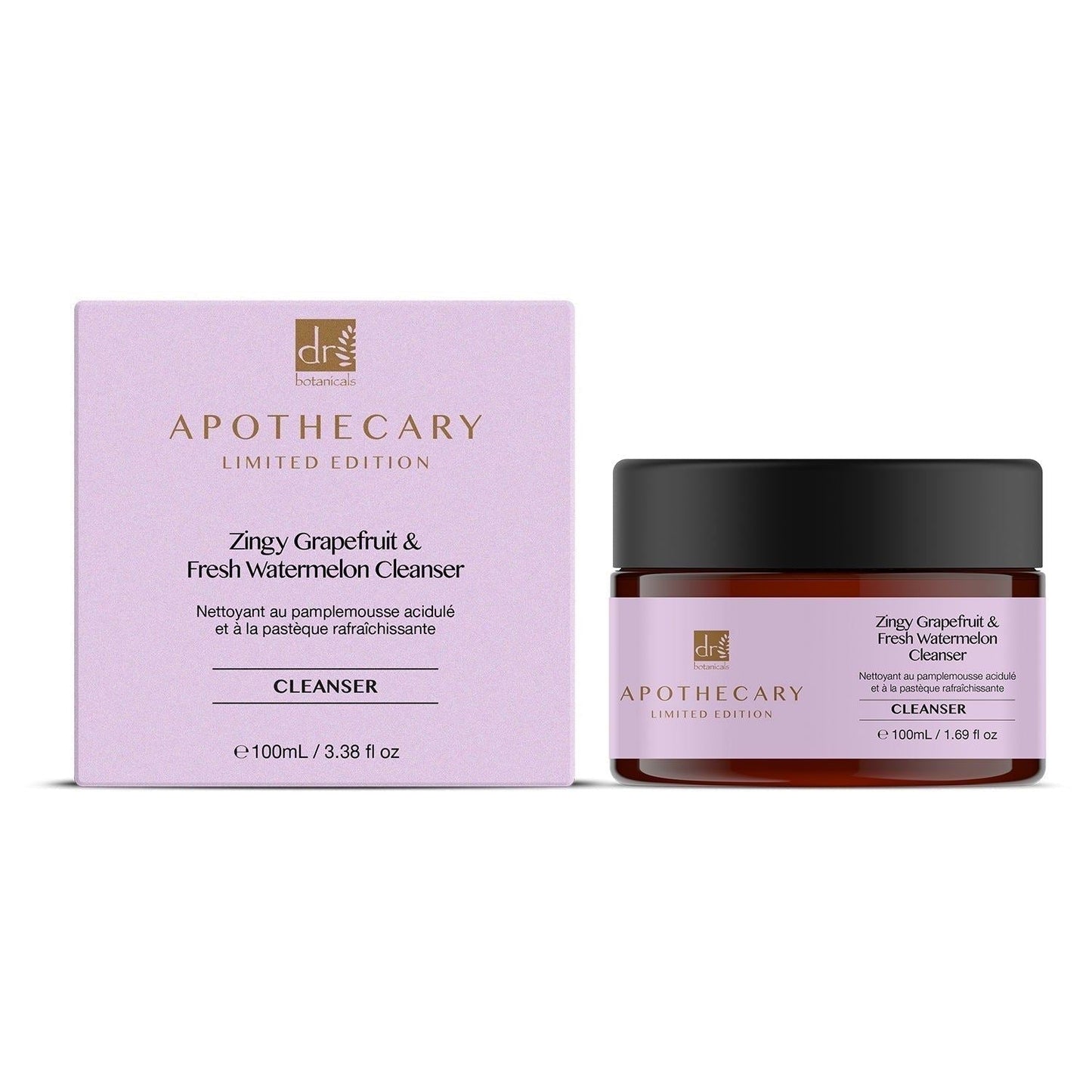 Dr Botanicals Zingy Grapefruit & Fresh Watermelon Cleanser 100ml Twin Value Savings Pack - skinChemists