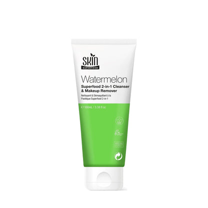 Skin Superfood Watermelon Superfood 2-in-1 Cleanser & Makeup Remover 100ml Twin Value Savings Pack
