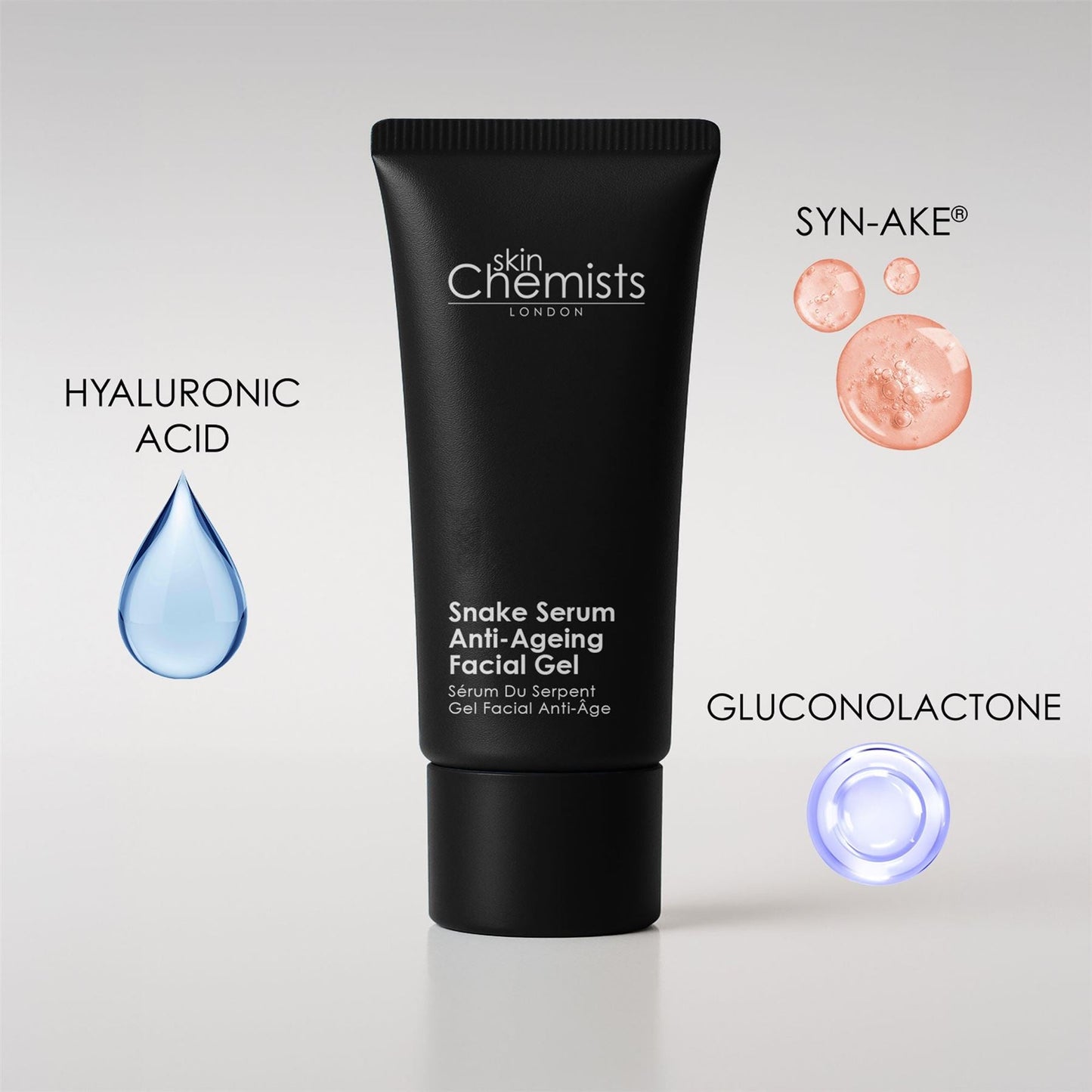 skinChemists Snake Serum Anti-Ageing Facial Gel 30ml Duo Set