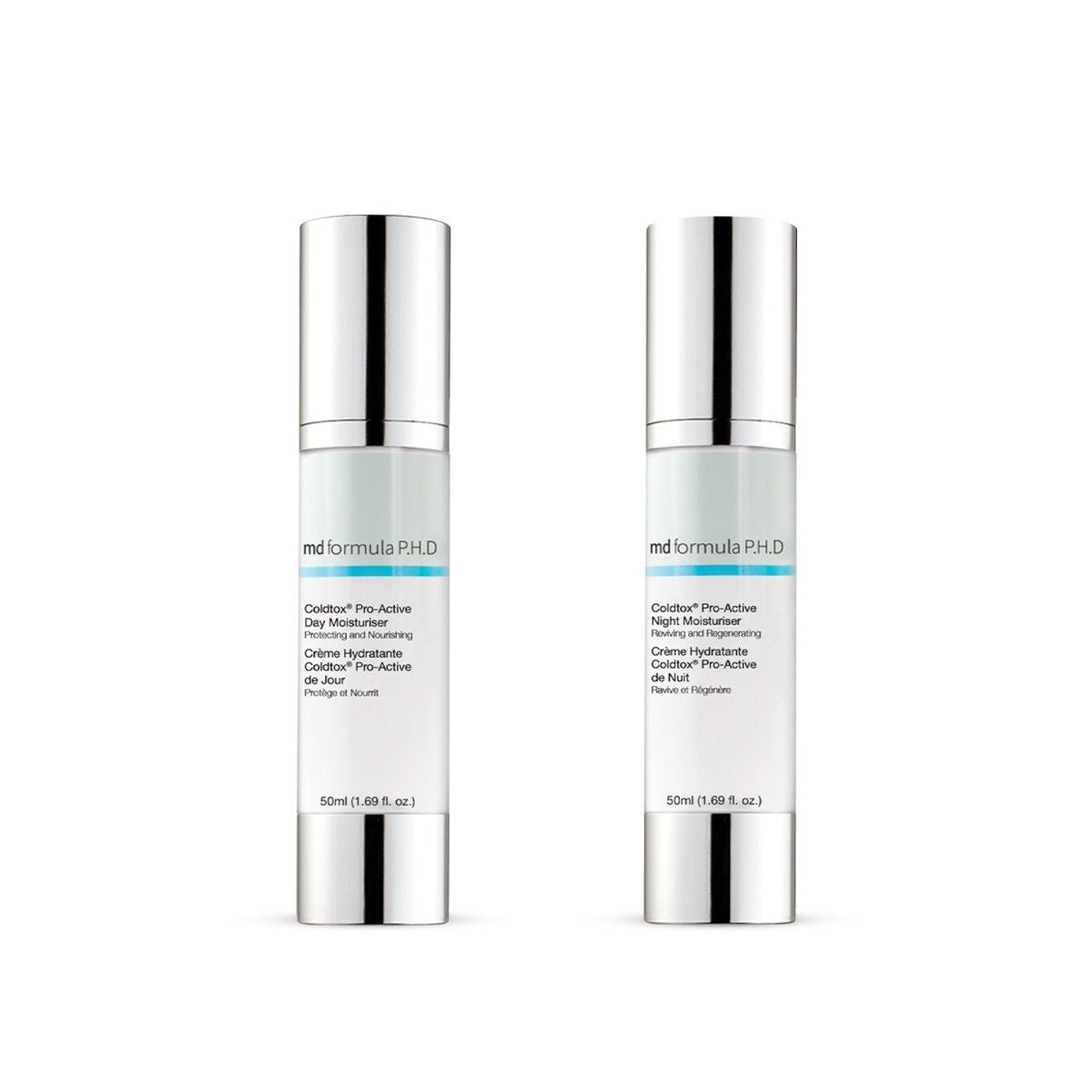 Coldtox Pro-Active Day & Night Moisturiser Kit