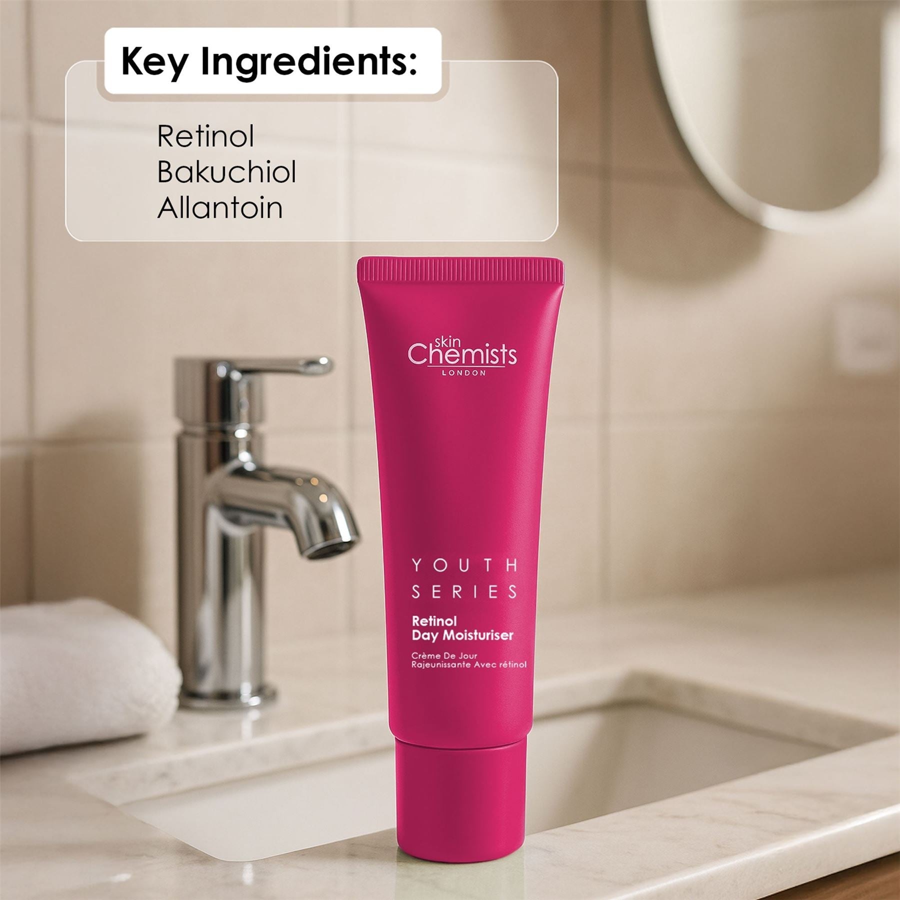 Retinol & Bakuchiol Day Moisturiser 50ml - skinChemists