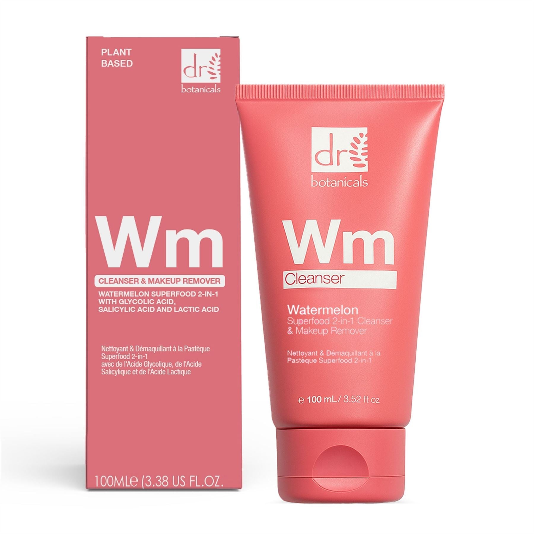Watermelon Superfood 2-in-1 Cleanser & Makeup Remover with Glycolic Acid, Salicylic Acid and Lactic Acid 100ml - skinChemists