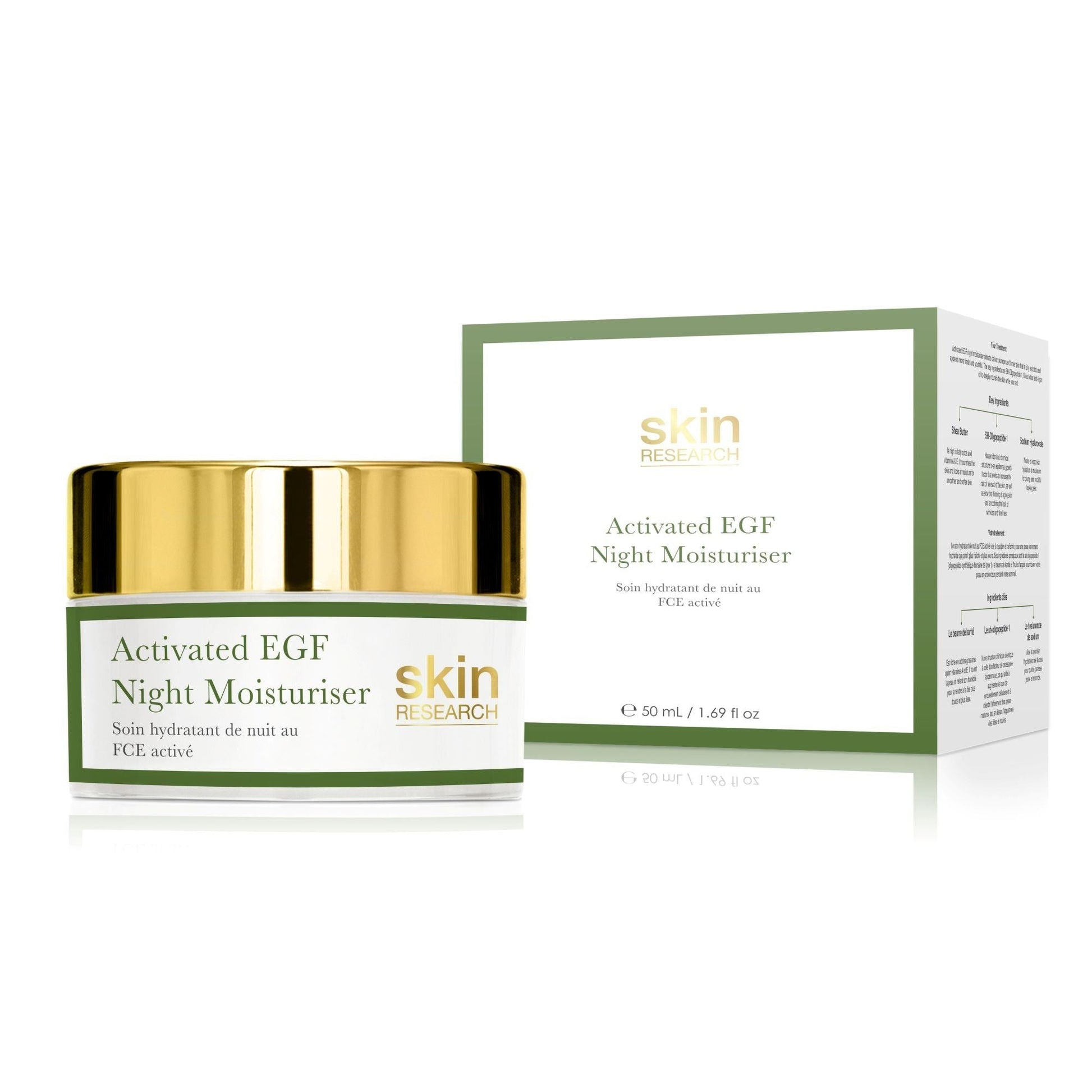 K3 Skin Research EGF Day & Night Moisturiser, Facial Serum - skinChemists