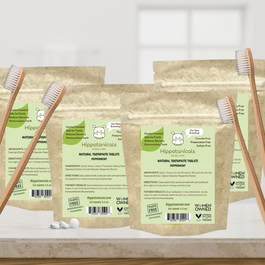 Value Pack Natural Peppermint Toothpaste Tablets Bundles