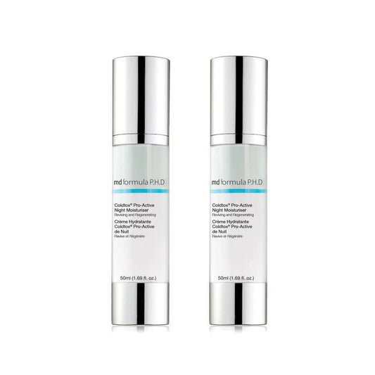 MD Formula Coldtox Pro-Active Night Moisturiser 50ml Twin Value Savings Pack