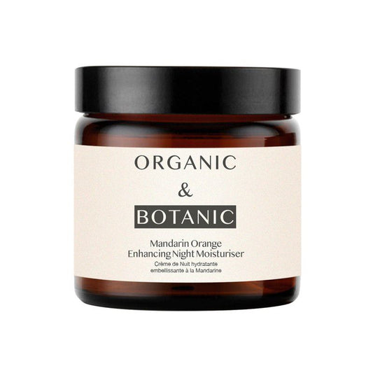 Mandarin Orange Night Moisturizer with Bakuchiol & Vitamin C - 60ml - Revitalizing & Hydrating for Firmer, Brighter, & Younger-Looking Skin