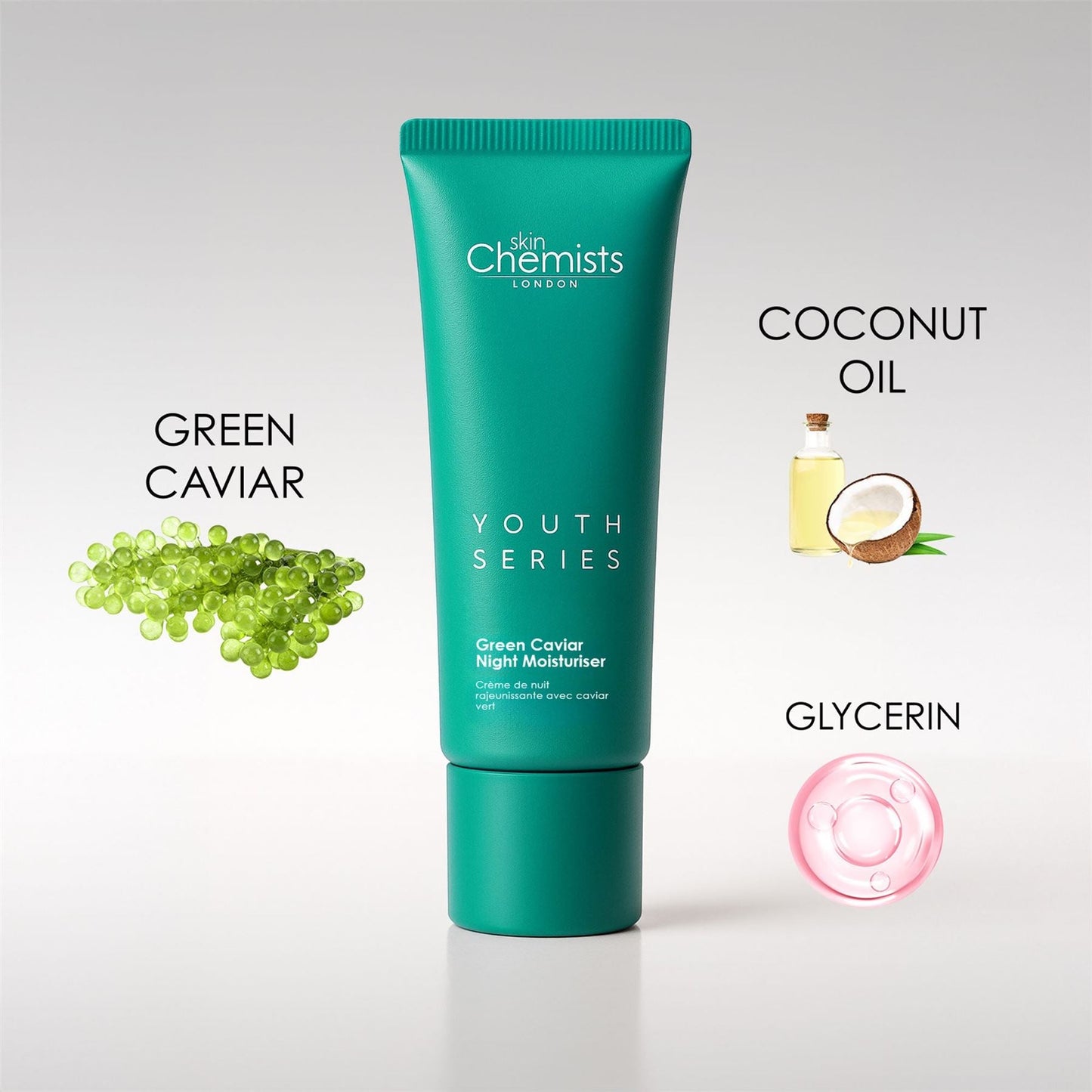 Youth Series Green Caviar Night Moisturiser 50ml Duo Set