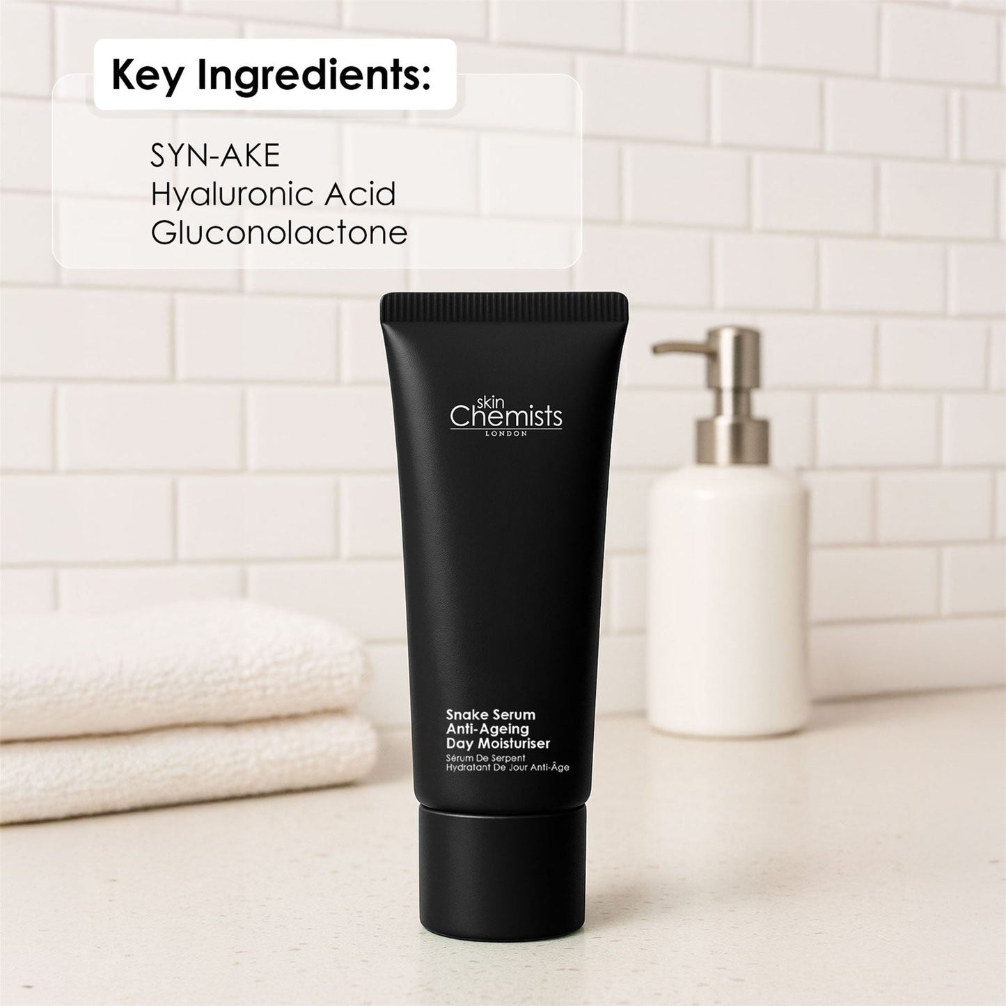 skinChemists Snake Serum Anti-Ageing Day Moisturiser 50ml Duo Set