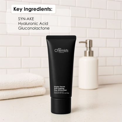 skinChemists Snake Serum Anti-Ageing Day Moisturiser 50ml Duo Set