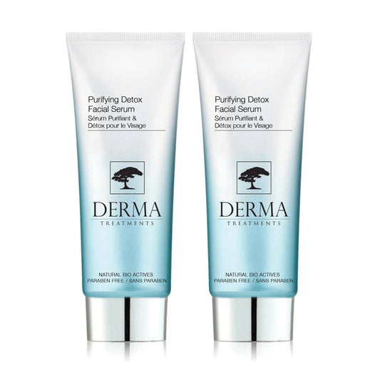 Derma Treatments Purifying Detox Facial Serum 30ml Twin Value Savings Pack