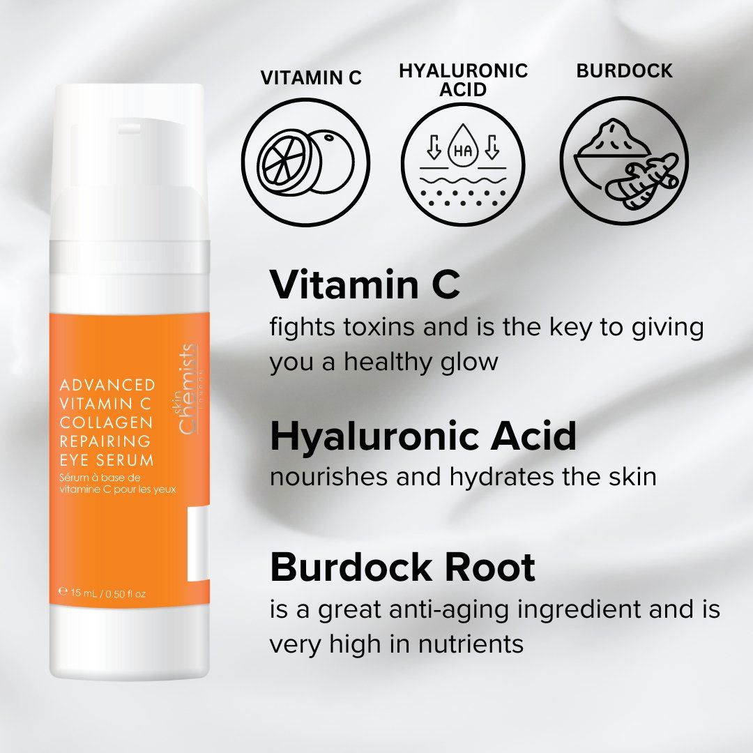 Advanced Vitamin C Collagen Repairing Eye Serum 15ml - skinChemists