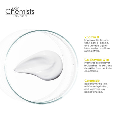 skinChemists Vitamin D Co-Enzyme Q10 & Ceramide Mask 50ml Twin Value Savings Pack - skinChemists
