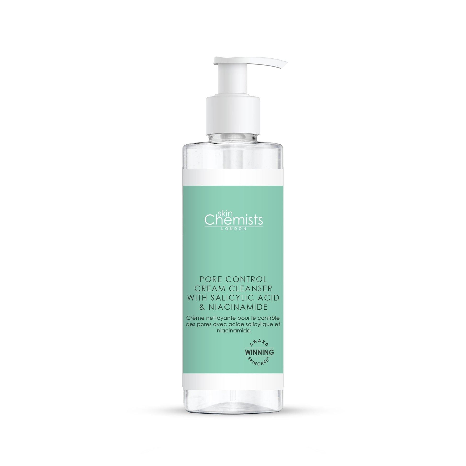 Pore Control Cream Cleanser with Salicylic Acid & Niacinamide 200ml - skinChemists