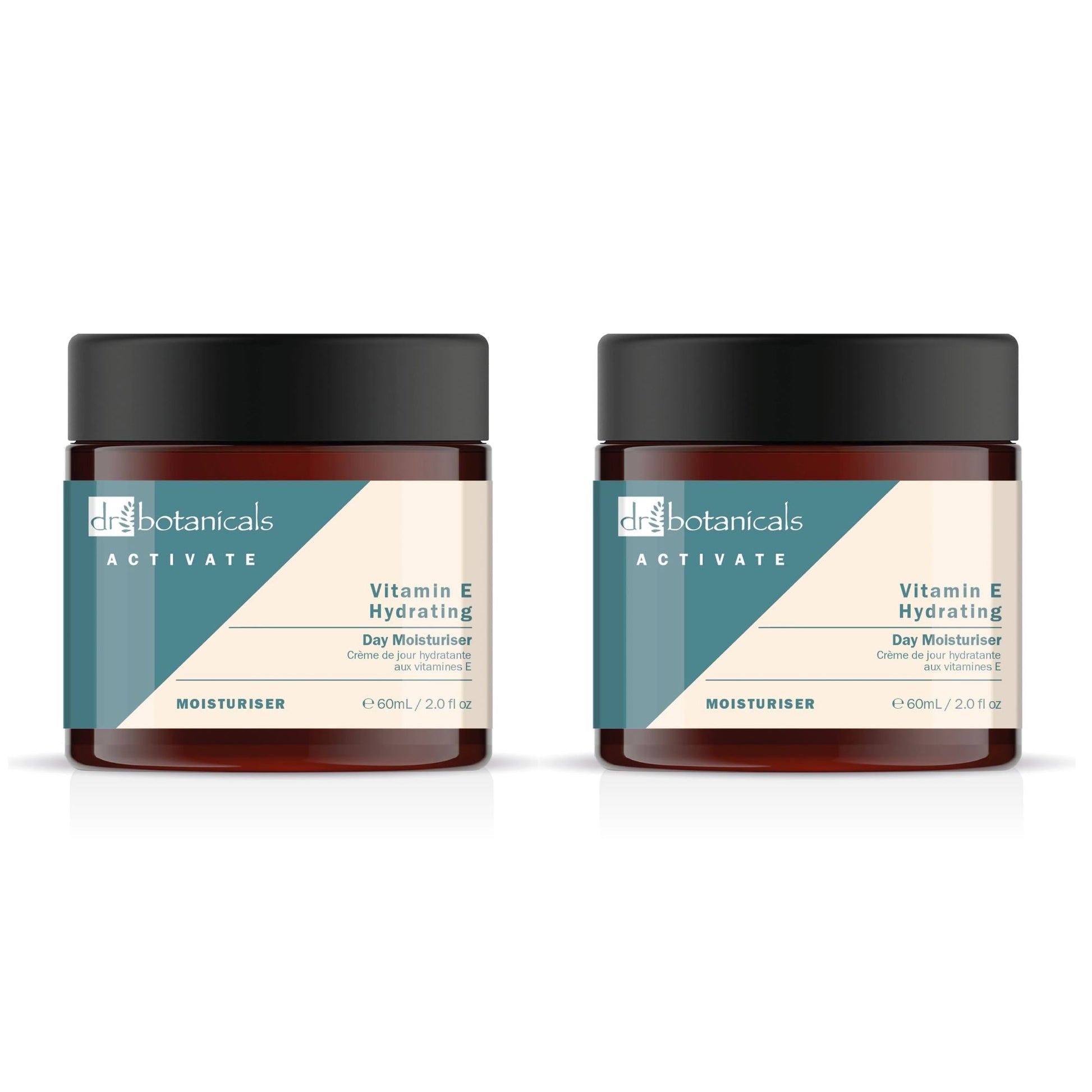 Dr Botanicals Activate Vitamin E Hydrating Day Moisturiser 60ml Twin Value Savings Pack - skinChemists