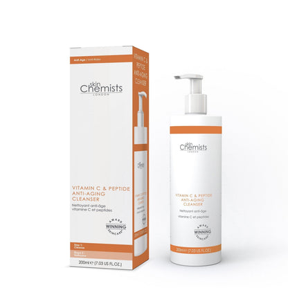 skinChemists Vitamin C & Peptide Cleanser 200ml Twin Value Savings Pack - skinChemists