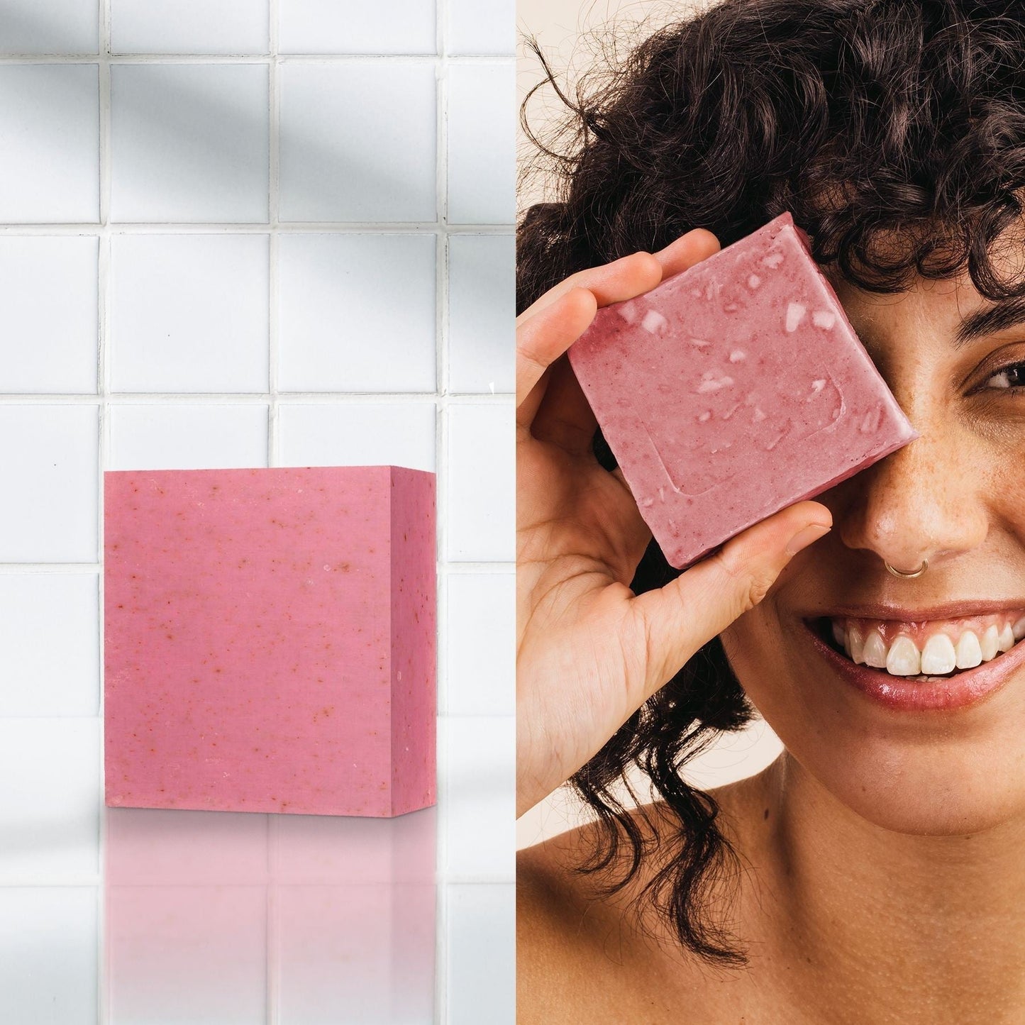 skinChemists No.80 Rose Cleansing Facial Bar 100g Twin Value Savings Pack