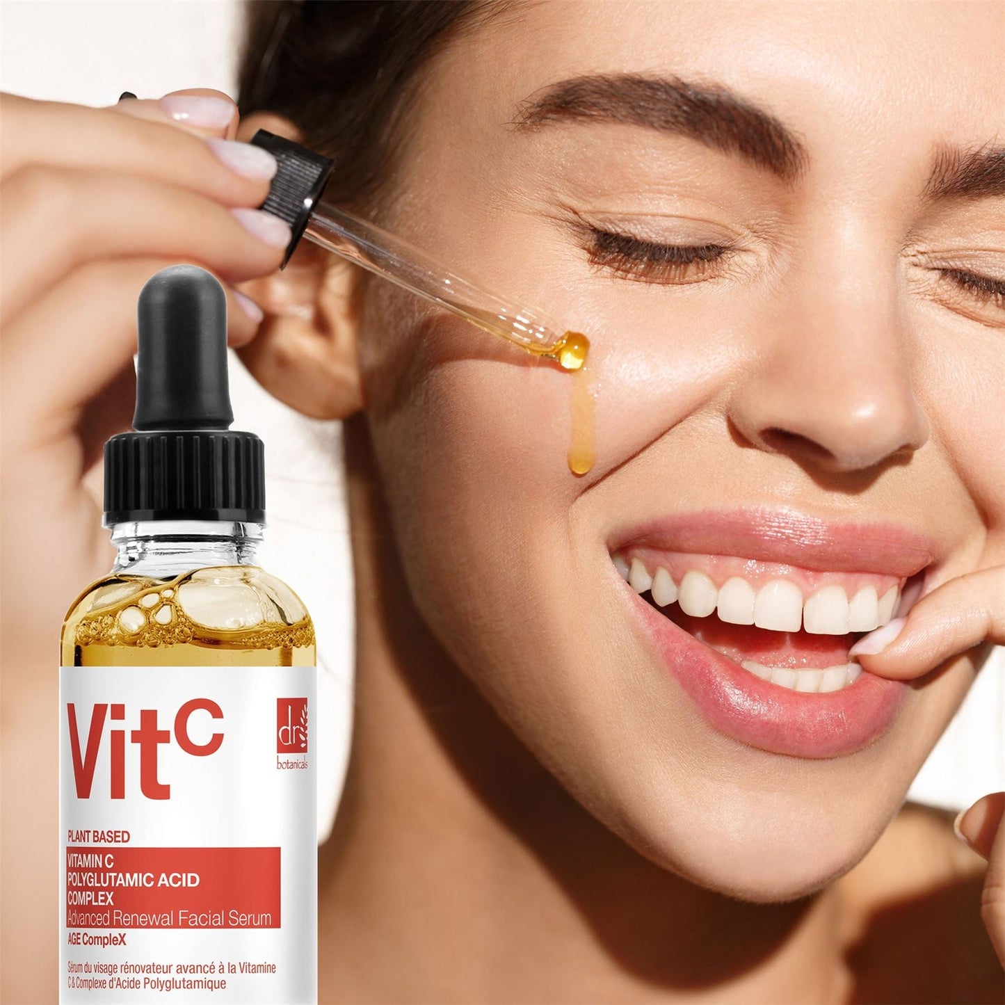 Vitamin C 3% & Polyglutamic Acid Complex 1% & Brightening Facial Serum 30ml - skinChemists