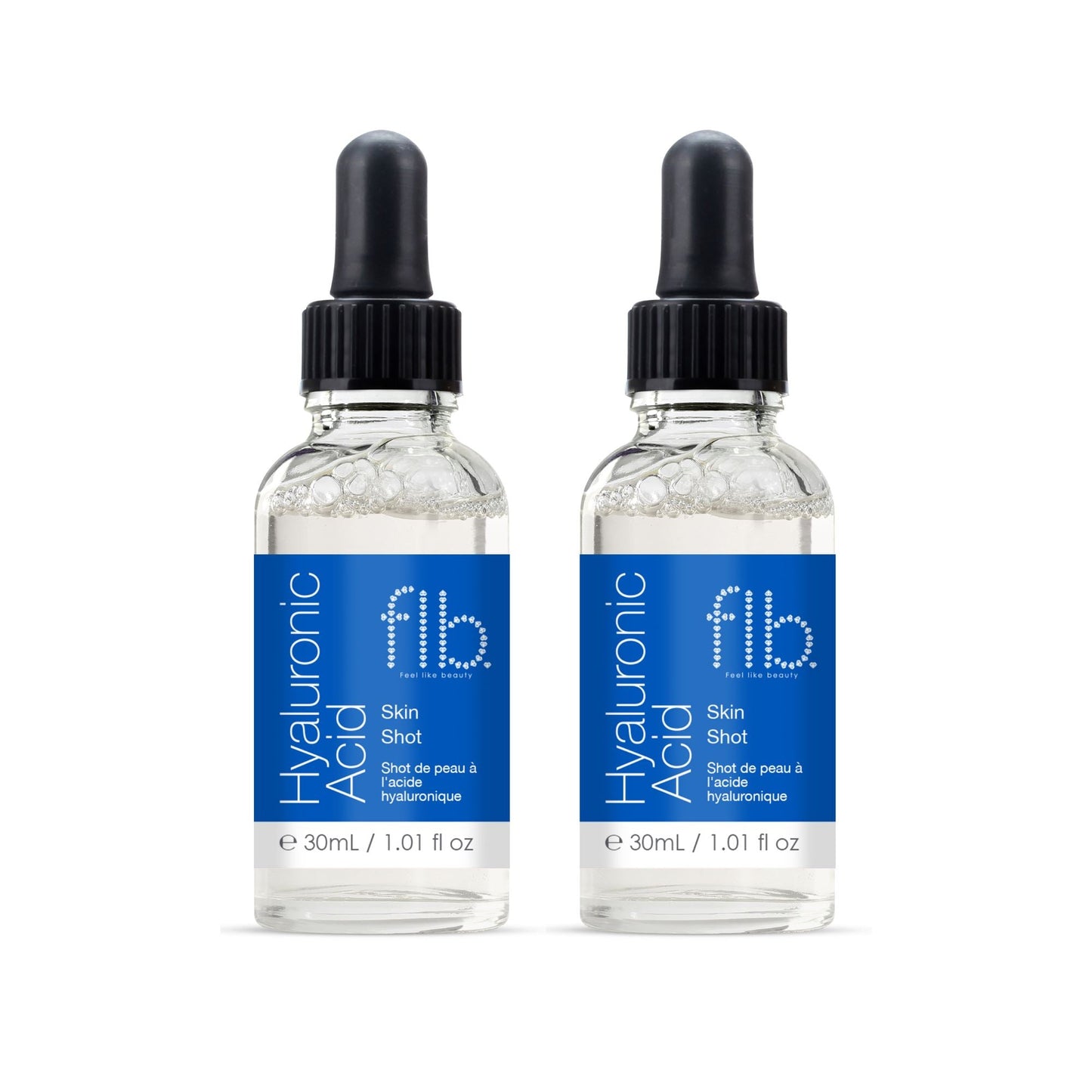 Feel Like Beauty Hyaluronic Acid Skin Shot 30ml Twin Value Savings Pack - skinChemists