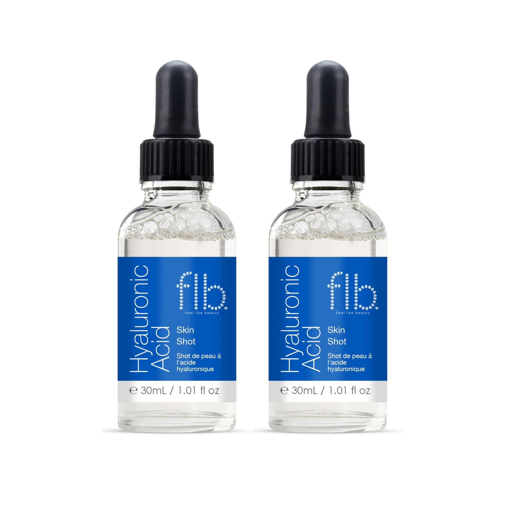 Feel Like Beauty Hyaluronic Acid Skin Shot 30ml Twin Value Savings Pack - skinChemists