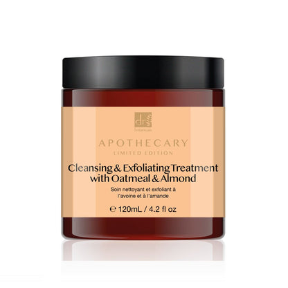 Dr Botanicals Cleansing & Exfoliating Treatment with Oatmeal & Almond 120ml Twin Value Savings Pack - skinChemists