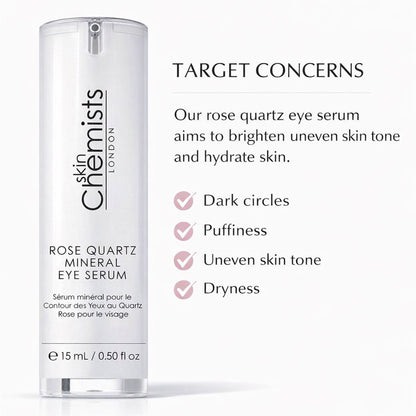 Rose Quartz Mineral Eye Serum 15ml - skinChemists
