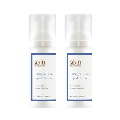 Skin Research Intelligent Youth Peptide Serum 50ml Twin Value Savings Pack - skinChemists
