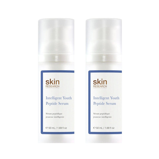 Skin Research Intelligent Youth Peptide Serum 50ml Twin Value Savings Pack
