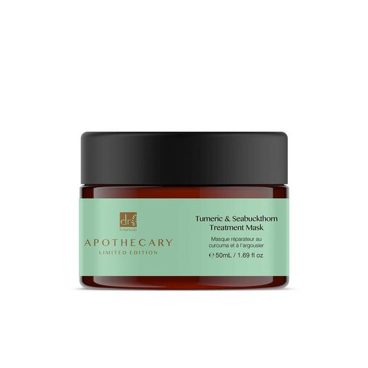 Dr Botanicals Tumeric & Seabuckthorn Treatment Mask 50ml Twin Value Savings Pack