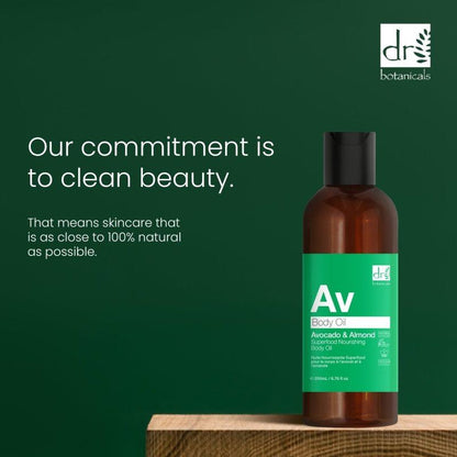 Avocado & Almond Superfood Nourishing Body Oil 200ml - skinChemists