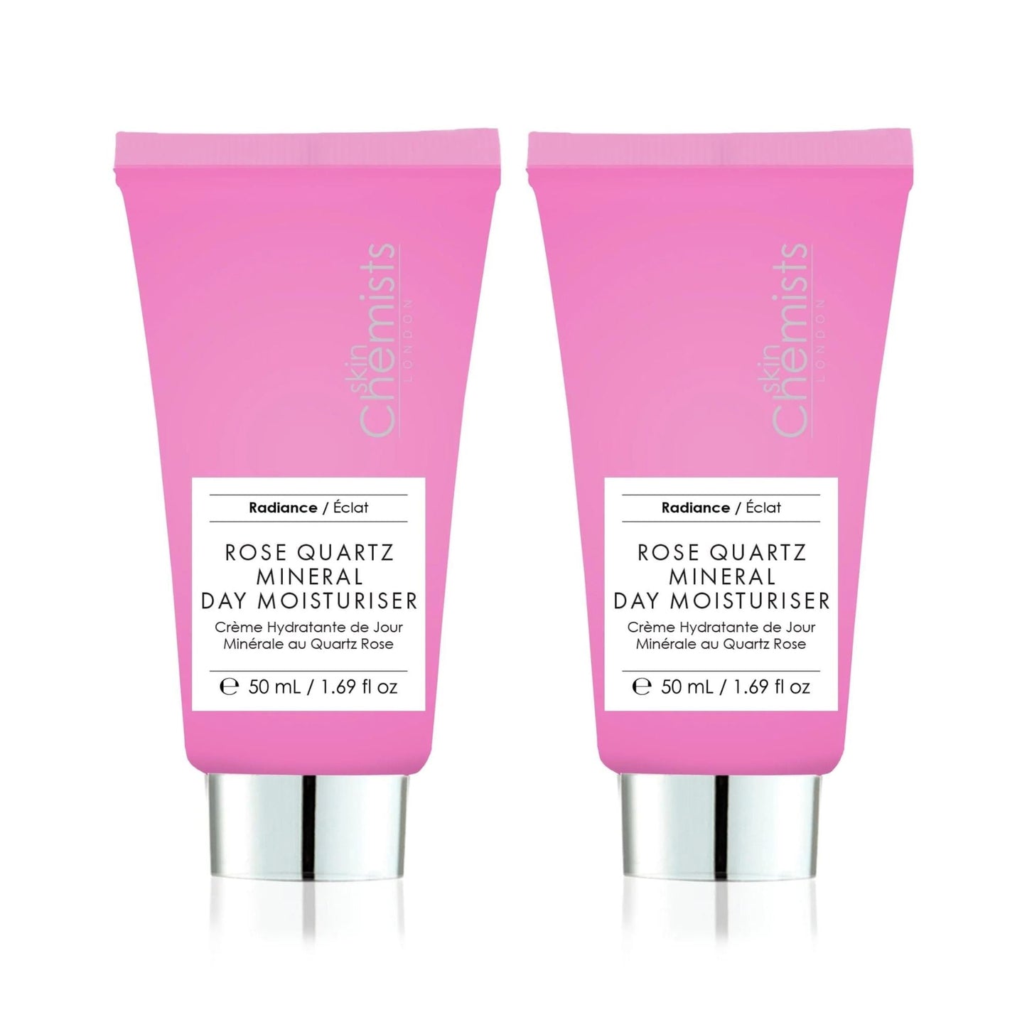 skinChemists Rose Quartz Mineral Day Moisturiser 50ml Twin Value Savings Pack - skinChemists