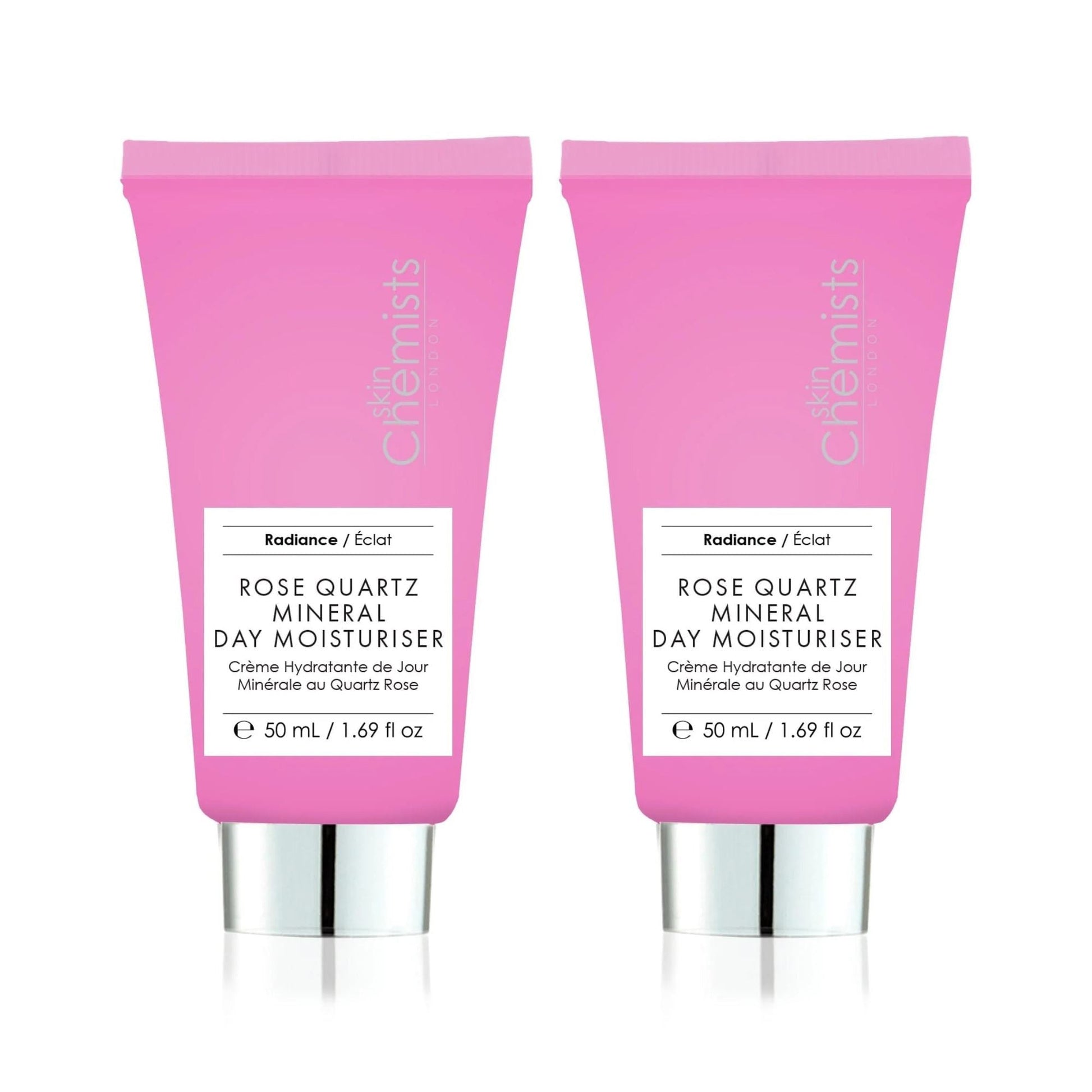 skinChemists Rose Quartz Mineral Day Moisturiser 50ml Twin Value Savings Pack - skinChemists