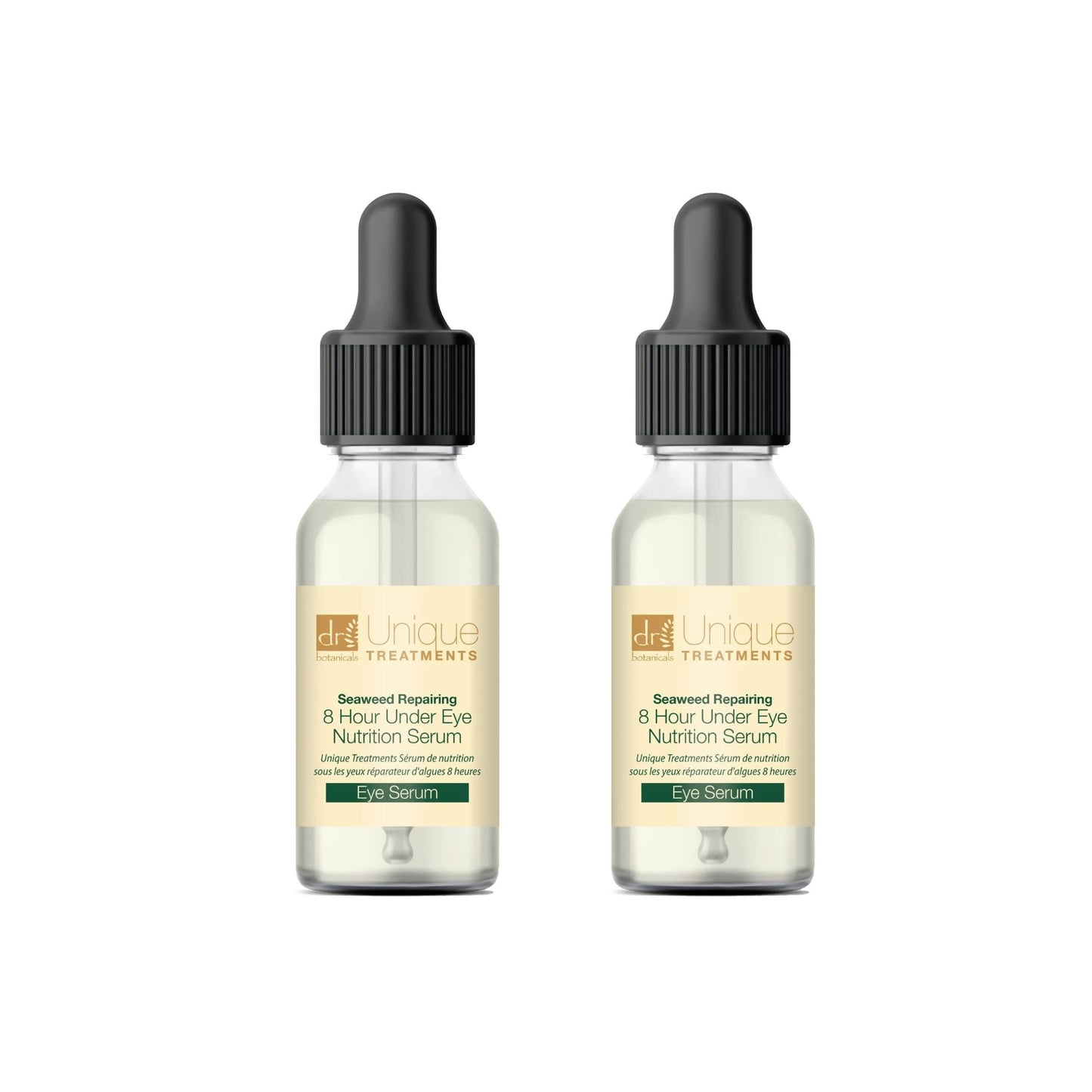 Dr Botanicals Unique Treatments Seaweed Repairing 8 Hour Under Eye Nutrition Serum 15ml Twin Value Savings Pack - skinChemists