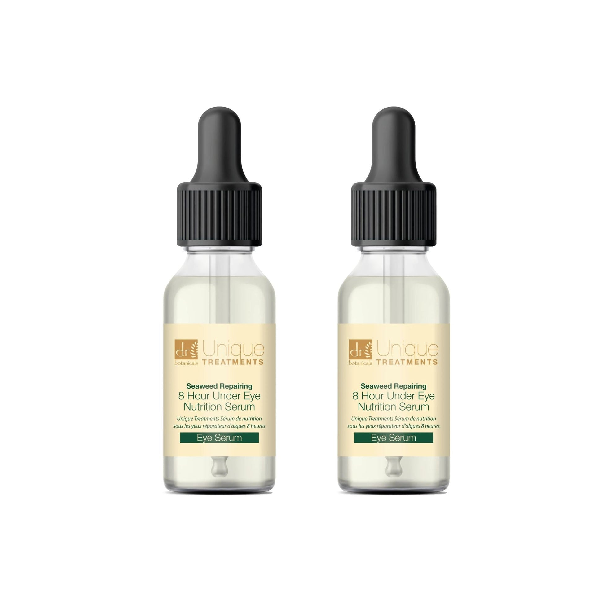 Dr Botanicals Unique Treatments Seaweed Repairing 8 Hour Under Eye Nutrition Serum 15ml Twin Value Savings Pack - skinChemists