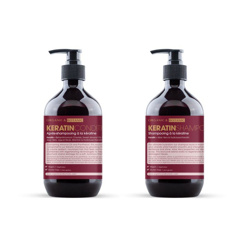 Keratin Shampoo + Conditioner