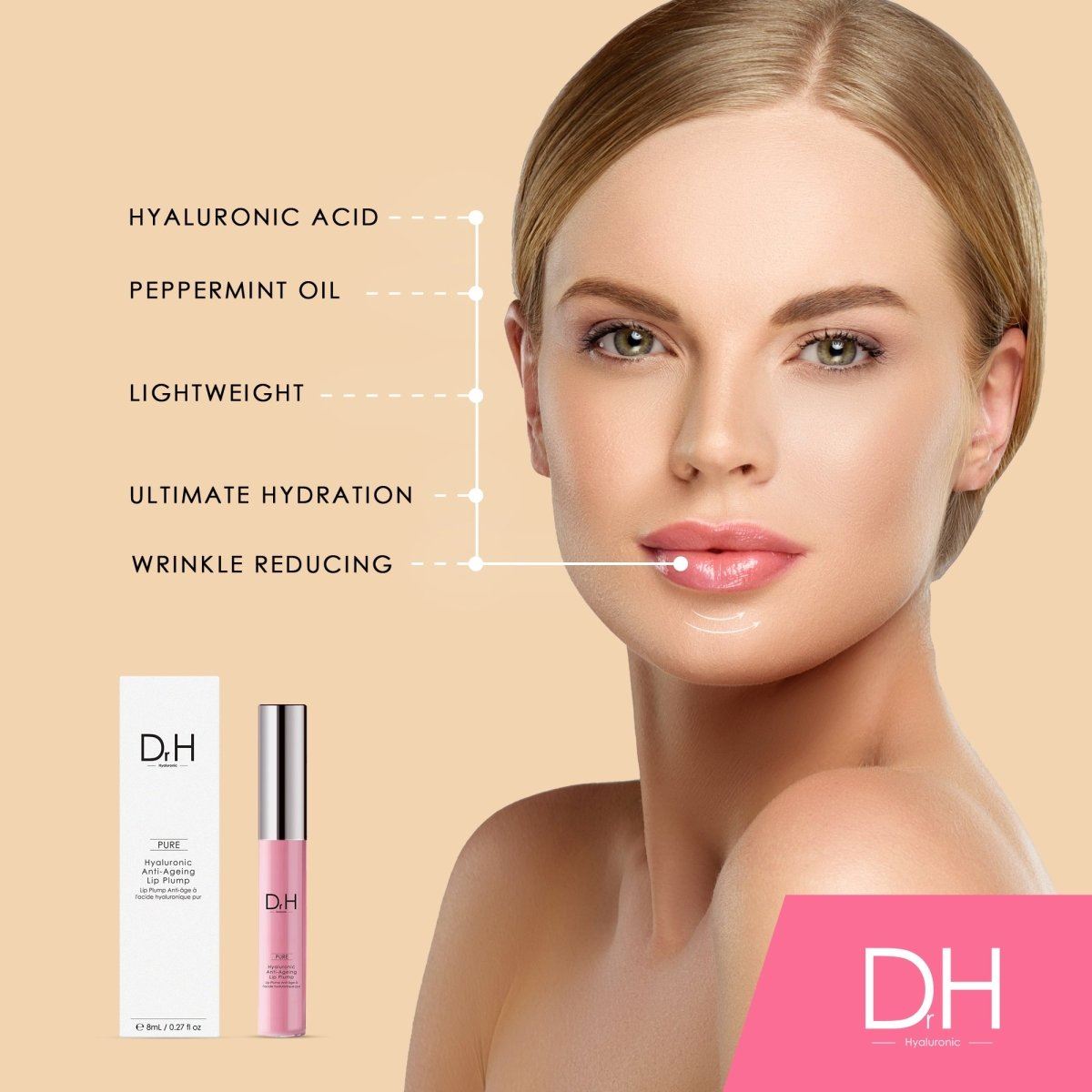Hyaluronic Acid Lip Plump 8ml - skinChemists