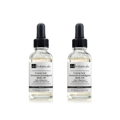 Dr Botanicals Cocoa Noir Sensuous & Indulgent Body Oil 30ml Twin Value Savings Pack - skinChemists