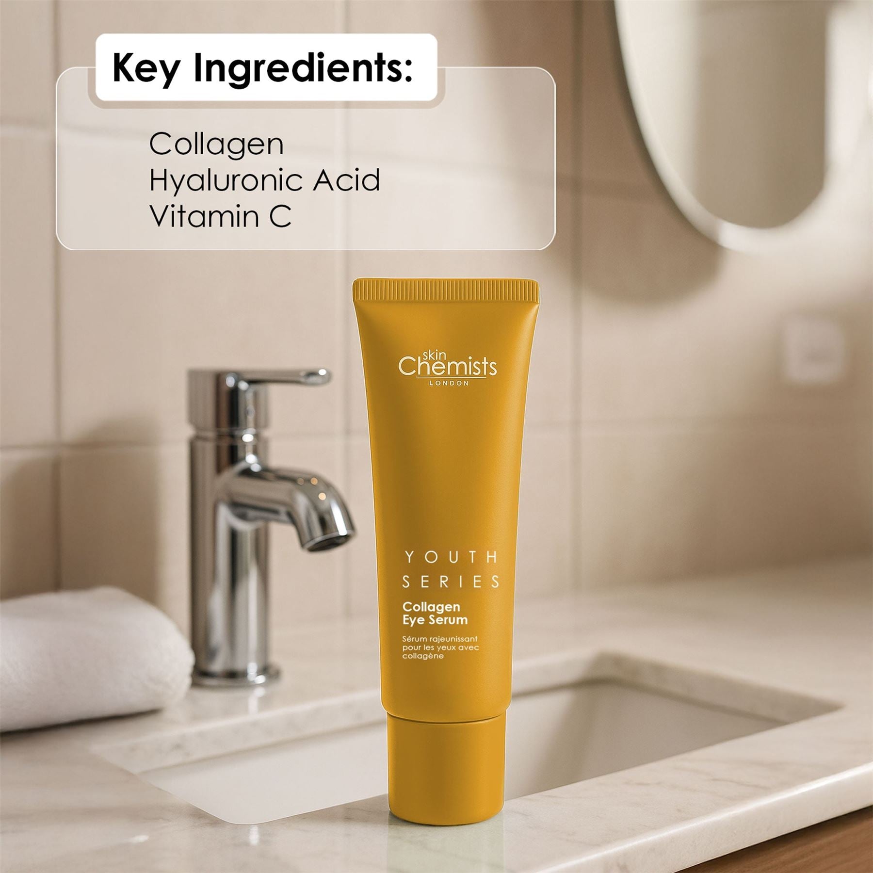 2% Marine Collagen Eye Serum 15ml - skinChemists